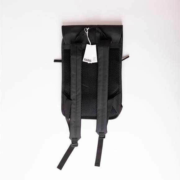 Rains Trail W3 Backpack In Black (Has Another Company’s Logo Embossed) - Picture 3 of 4